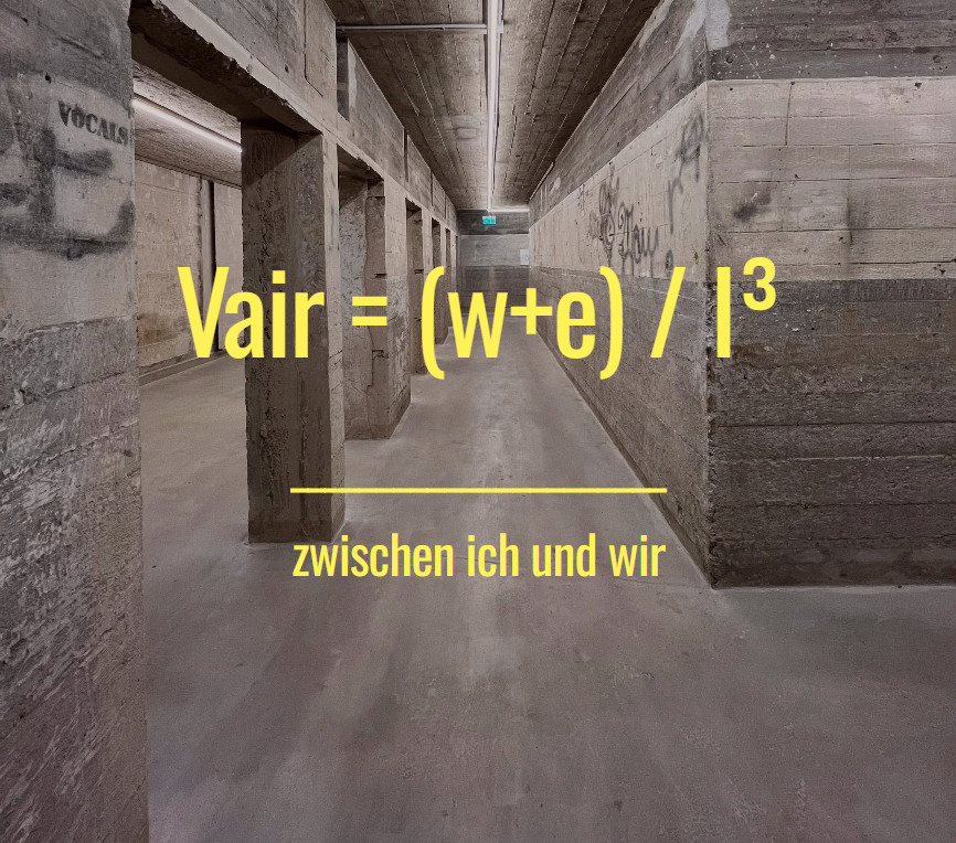 Vair = (w+e) / I³