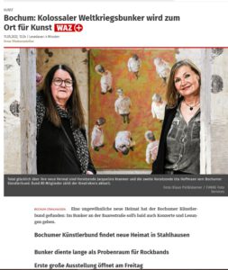waz 11-05-2022 kolossaler weltkriegsbunker wird zum ort fuer kunst